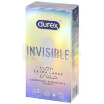 ПРЕЗЕРВАТИВЫ ЛАТЕКСНЫЕ С СИЛИКОНОВОЙ СМАЗКОЙ DUREX INVISIBLE EXTRA LUBE (УЛЬТРАТОНКИЕ С ДОПОЛНИТЕЛЬНОЙ СМАЗКОЙ) № 12; Reckitt Benckiser Healthcare (UK)