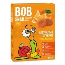 КОНФЕТЫ НАТУРАЛЬНЫЕ BOB SNAIL (УЛИТКА БОБ) 60 г, хурма-апельсин, хурма-апельсин, № 1; Эко Снек