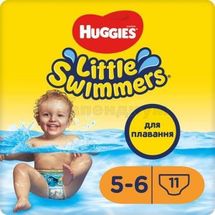 ПОДГУЗНИКИ-ТРУСИКИ ДЛЯ КУПАНИЯ ДЕТСКИЕ ГИГИЕНИЧЕСКИЕ HUGGIES LITTLE SWIMMER 5-6 (12-18 кг), № 11; Kimberly-Clark