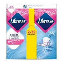 ПРОКЛАДКИ ЖЕНСКИЕ ГИГИЕНИЧЕСКИЕ LIBRESSE DAILY FRESH NORMAL № 64; SCA Hygiene Products