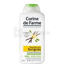 Гель-крем для душа "Corine de Farme" питательный, 500 мл, с экстрактом мадагаскарской ванили, с экс. мадагаскарской ванили; undefined