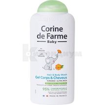 Гель для душа "Corine de Farme" без сульфатов, 250 мл, увлажняющий; SA Laboratoires Sarbec