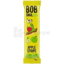 КОНФЕТЫ ФРУКТОВО-ЯГОДНЫЕ СТРАЙПС BOB SNAIL (УЛИТКА БОБ) 14 г, яблоко, яблоко, № 1; Эко Снек