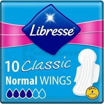 Прокладки женские гигиенические Libresse Classic Ultra normal clip, dry, dry, № 10; SCA Hygiene Products