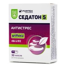 Седатон антистресс капсулы, тм baum pharm, тм baum pharm, № 30; Fortex Nutraceuticals