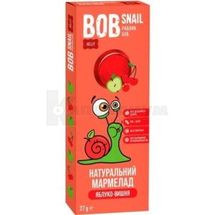 МАРМЕЛАД НАТУРАЛЬНЫЙ BOB SNAIL (УЛИТКА БОБ) 27 г, яблоко-вишня, яблоко-вишня, № 1; Эко Снек