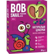 КОНФЕТЫ НАТУРАЛЬНЫЕ BOB SNAIL (УЛИТКА БОБ) 60 г, яблоко-черная смородина, яблоко-черная смородина, № 1; Эко Снек