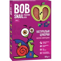 КОНФЕТЫ НАТУРАЛЬНЫЕ BOB SNAIL (УЛИТКА БОБ) 120 г, яблоко-черная смородина, яблоко-черная смородина, № 1; Эко Снек