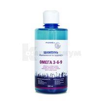 Шампунь "Восстановление и здоровье" тм "Pharmea" серия "Omega 3-6-9" флакон, 350 мл; РЕМОС