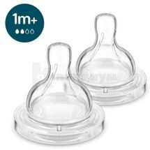 СОСКА СИЛИКОНОВАЯ тм "PHILIPS AVENT" scy762/02 anti-colic, медленный поток, медлен.поток, № 2; Philips Electronics UK Limited