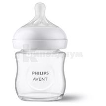 БУТЫЛОЧКА ДЛЯ КОРМЛЕНИЯ "NATURAL" тм "PHILIPS AVENT" scf930/01, стекло, 120 мл, № 1; Philips Consumer Lifestyle