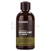 Шампунь для тела и волос Man hair & body 2 in 1 "Mr.Scrubber" 250 мл; Кей Ти Косметикс