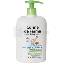 Гель для душа "Corine de Farme" без сульфатов, 500 мл, увлажняющий; SA Laboratoires Sarbec