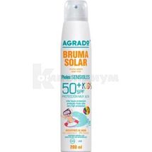 Agrado спрей-мист для детей солнцезащитный spf 50+, 200 мл; Agrado Cosmetic Care 3000 S.L.U.