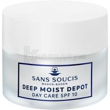 Sans Soucis (Сан Суси) Deep Moist Depot уход дневной для нормальной, сухой кожи spf-10, 50 мл; Инфарма Трейдинг Украина