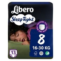 Подгузники для детей старшего возраста при недержании "Libero Sleep Tight" размер 8 (16-30 кг), № 13; Эссити Украина