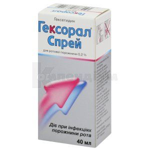 Гексорал<sup><sup>®</sup></sup><i>спрей</i> (Hexoral<sup><sup>®</sup></sup><i>spray</i>)