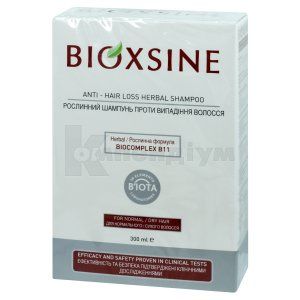 БІОКСІН ДЕРМАДЖЕН РОСЛИННИЙ ШАМПУНЬ ПРОТИ ВИПАДІННЯ ДЛЯ СУХОГО ТА НОРМАЛЬНОГО ВОЛОССЯ