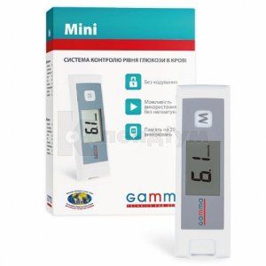 СИСТЕМА КОНТРОЛЮ РІВНЯ ГЛЮКОЗИ В КРОВІ GAMMA MINI