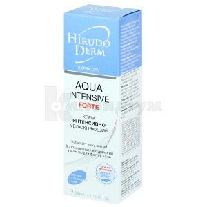 AQUA INTENSIVE FORTE ІНТЕНСИВНО ЗВОЛОЖУЮЧИЙ КРЕМ із серії HIRUDO DERM EXTRA DRY