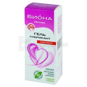 Біона інтим гель-лубрикант (Biona intim gel-lubricant moisturizing Doctor Bioсon)