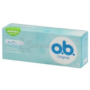 Тампони O.B. оріджинал супер плюс (Tampons O.B. original super plus)