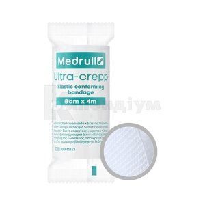 БИНТ МЕДИЧНИЙ ЕЛАСТИЧНО ФІКСУЮЧИЙ MEDRULL ULTRA-CREPP (MEDRULL MEDICAL ELASTIC CONFORMING BANDAGE ULTRA-CREPP)