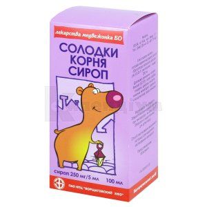 Солодки кореня сироп