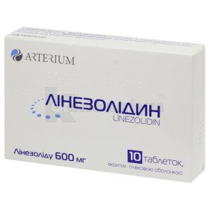 Лінезолідин <I>таблетки</I> (Linezolidin <I>tablets</I>)