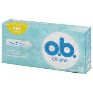 Тампони O.B. оріджинал нормал (Tampons O.B. original normal)