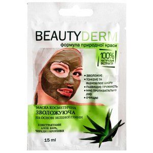 МАСКА ЗВОЛОЖУЮЧА НА ОСНОВІ ЗЕЛЕНОЇ ГЛИНИ (MASK MOISTURIZING BASED ON GREEN CLAY)