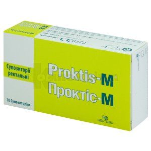 Супозиторій ректальний Проктіс-м (Suppository rectal Proctitis)