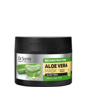 МАСКА РЕКОНСТРУКЦІЯ ДЛЯ ВОЛОССЯ серії "Dr.SANTE ALOE VERA"