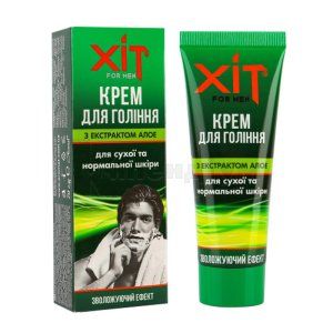 Крем для гоління Хіт з алоє (Cream for shave Hit with aloe)