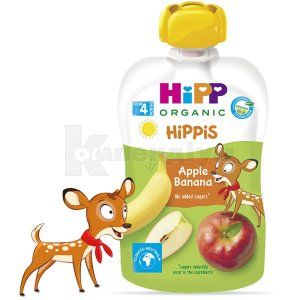 Хіпп Хіппіс фруктове пюре яблуко-банан (Hipp Hippis fruit puree apple banana)