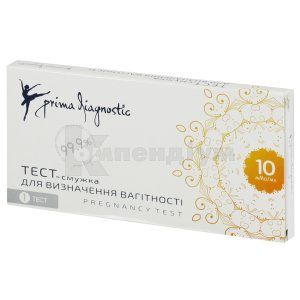 ТЕСТ-СМУЖКА ДЛЯ ВИЗНАЧЕННЯ ВАГІТНОСТІ (TEST STRIP FOR PREGNANCY)