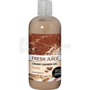 Фреш джус крем-гель для душу Тірамісу (Fresh juice shower gel-cream Tiramisu)