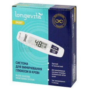 Система для вимірювання глюкози в крові Longevita