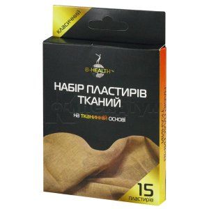 НАБІР ПЛАСТИРІВ B-HEALTH™ ТКАНИЙ