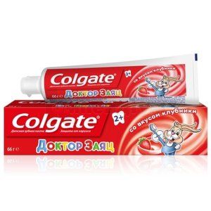 Зубна паста Колгейт лікар заєць (Toothpaste Colgate doctor rabbit)