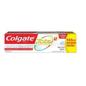 ЗУБНА ПАСТА COLGATE TOTAL 12 ЧИСТА М'ЯТА