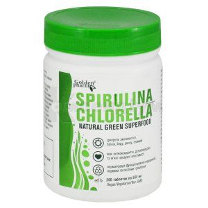 Спіруліна+хлорелла (Spirulina + Chlorella)