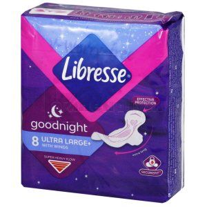 Прокладки гігієнічні Лібрес ультра гуднайт (Hygienic pads Libresse ultra goodnight)