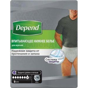 БІЛИЗНА ВБИРАЮЧА (ТРУСИ-ПІДГУЗКИ) DEPEND®