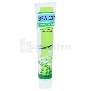 Крем д/рук Велюр з ромашкою (Cream for hands Велюр with camomile)