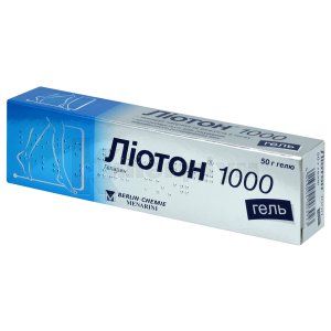 Ліотон<sup>&reg;</sup> 1000 Гель (Lioton<sup>&reg;</sup> 1000 Gel)