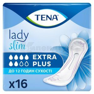 Прокладки урологічні Тена леді слім екстра плюс (Pads urological Tena lady slim extra plus)