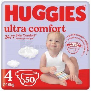 ПІДГУЗНИКИ ДИТЯЧІ ГІГІЄНІЧНІ HUGGIES ULTRA COMFORT