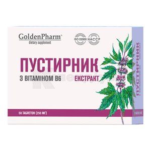 Пустирник (Собача кропива) екстракт з вітаміном В6 (Motherwort (Leonuri) extract with vitamin B6)