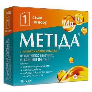 Метіда<sup>®</sup> з апельсиновим смаком (Metida with orange taste)